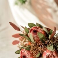 Nuotakos puokštė su protėja (Protea)